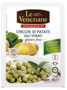 LE VENEZIANE CHICCHE DI PATATE AGLI SPINACI 500 G - Farmaunclick.it