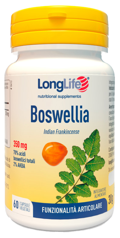 LONGLIFE BOSWELLIA 60 CAPSULE VEGETALI - Farmaunclick.it