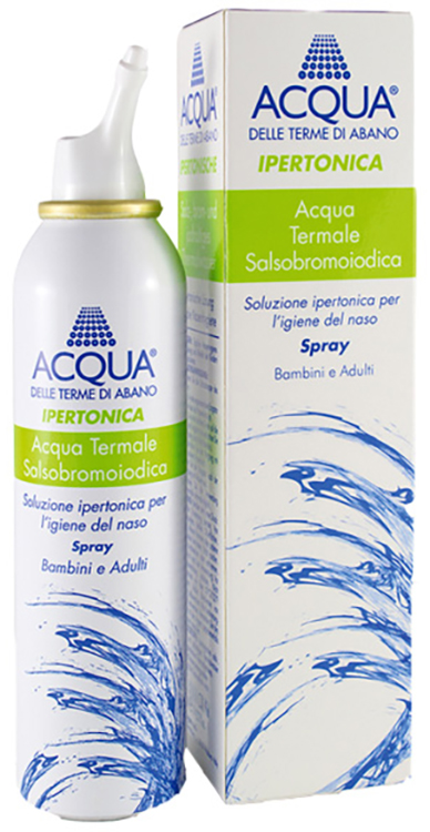 ACQUA DELLE TERME DI ABANO IPERTONICA SPRAY IRRIGAZIONE NASALE 125 ML - Farmaunclick.it