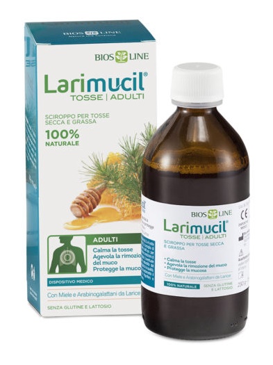LARIMUCIL TOSSE TOSSE ADULTI SCIROPPO CE 0476V 230 G 175 ML - Farmaunclick.it