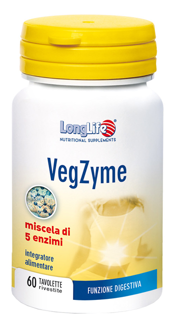 LONGLIFE VEGZYME 60 TAVOLETTE - Farmaunclick.it