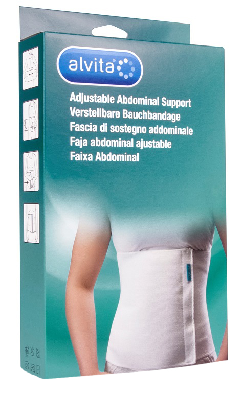 ALVITA FASCIA ADDOMINALE MISURA 2 CIRCONFERENZA 95-100 CM - Farmaunclick.it