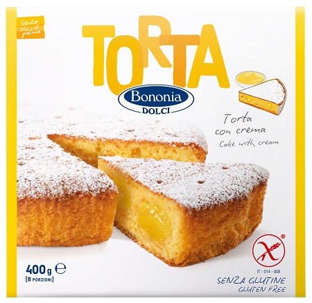 BONONIA TORTA CON CREMA SENZA GLUTINE 400 G - Farmaunclick.it