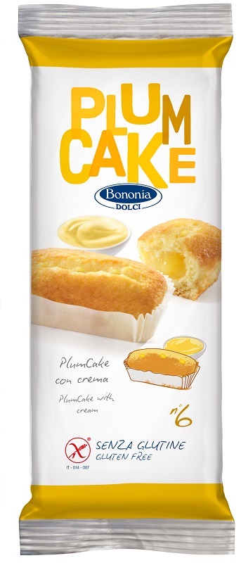 BONONIA PLUMCAKE CREMA SENZA GLUTINE 6 X 45 G - Farmaunclick.it