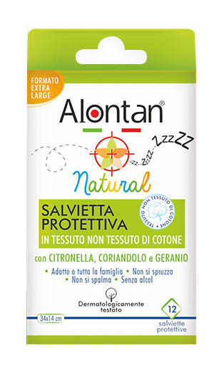 ALONTAN NATURAL SALVIETTA MONOUSO 12 PEZZI - Farmaunclick.it