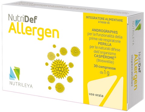 NUTRIDEF ALLERGEN 30 COMPRESSE - Farmaunclick.it