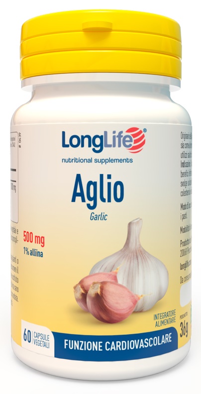 LONGLIFE AGLIO 60 CAPSULE VEGETALI - Farmaunclick.it