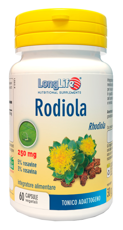 LONGLIFE RODIOLA 60 CAPSULE VEGETALI - Farmaunclick.it