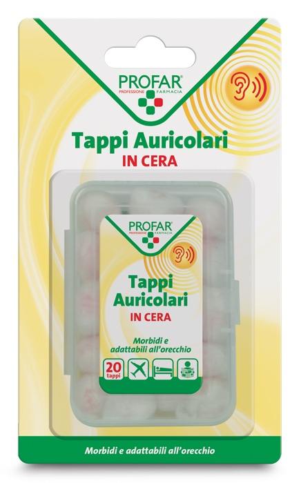 TAPPI AURICOLARI IN CERA 20 PEZZI PROFAR - Farmaunclick.it