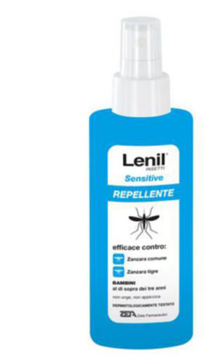 LENIL INSETTI SENSITIVE EMULSIONE ANTIZANZARA IN FLACONE + POMPA DISPENSER 100 ML - Farmaunclick.it