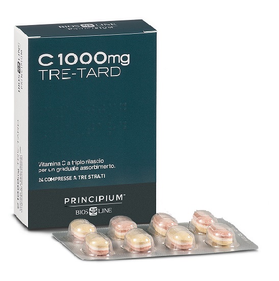 PRINCIPIUM C 1000 MG TRE-TARD 24 COMPRESSE A TRE STRATI - Farmaunclick.it