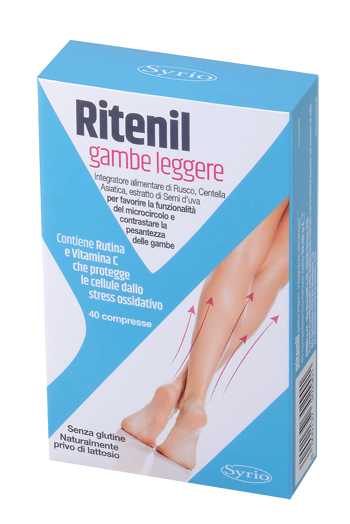 RITENIL GAMBE LEGGERE 40 COMPRESSE - Farmaunclick.it