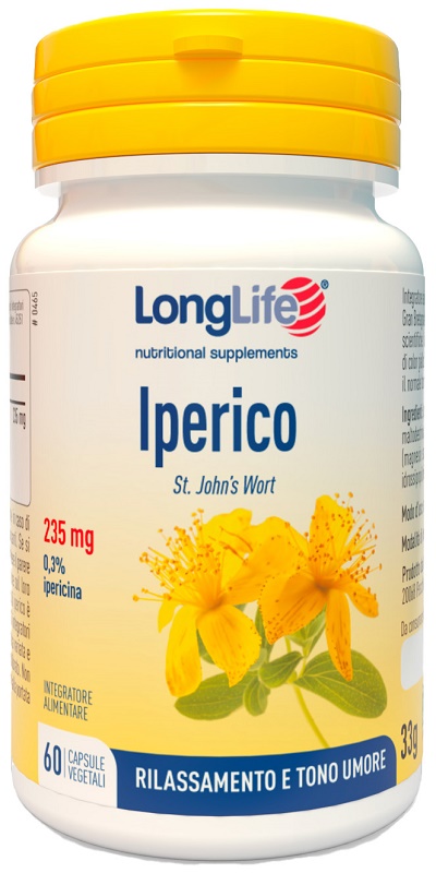 LONGLIFE IPERICO 60 CAPSULE VEGETALI - Farmaunclick.it