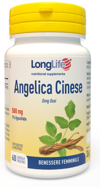 LONGLIFE ANGELICA CINESE 60 CAPSULE VEGETALI - Farmaunclick.it