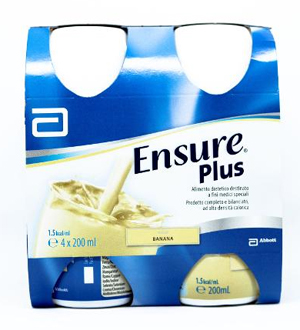 ENSURE PLUS BANANA 4 BOTTIGLIE DA 200 ML - Farmaunclick.it