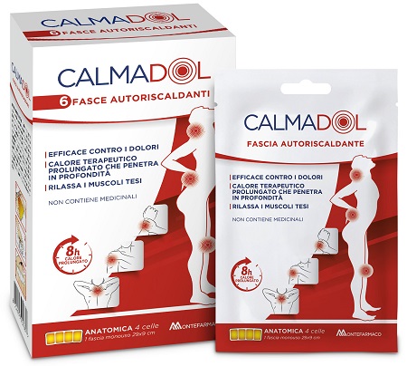 CALMADOL FASCIA RISCALDANTE PACK 6 PEZZI - Farmaunclick.it