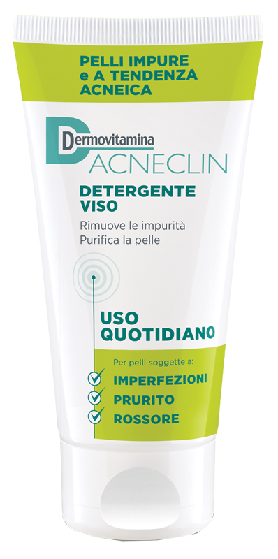 DERMOVITAMINA ACNECLIN DETERGENTE VISO 200 ML - Farmaunclick.it