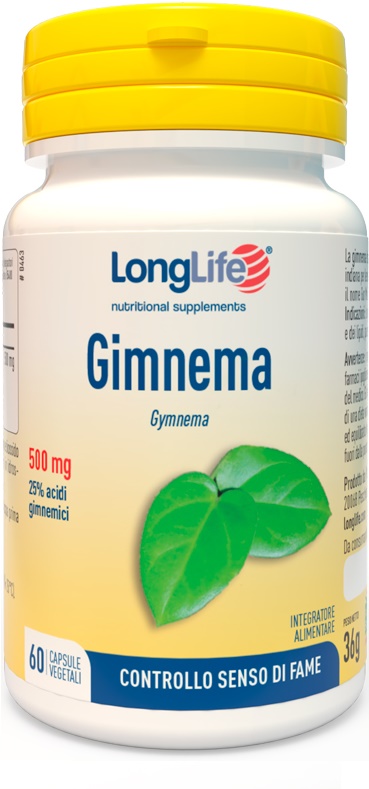 LONGLIFE GIMNEMA 60 CAPSULE VEGETALI - Farmaunclick.it