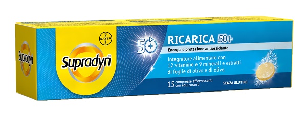 SUPRADYN RICARICA 50+ 15 COMPRESSE EFFERVESCENTI - Farmaunclick.it
