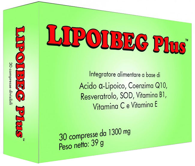 LIPOIBEG PLUS 30 COMPRESSE DA 1300 MG - Farmaunclick.it