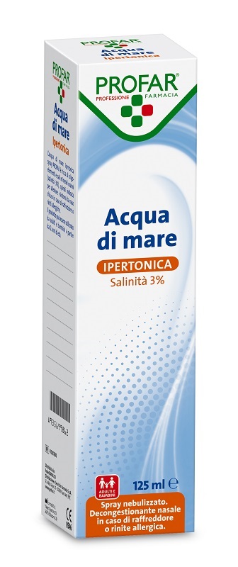 ACQUA DI MARE SPRAY IPERTONICA 3% PROFAR 125 ML - Farmaunclick.it