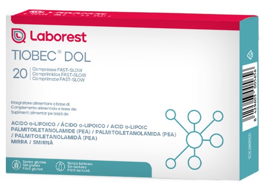 TIOBEC DOL 20 COMPRESSE DA 1455 MG - Farmaunclick.it