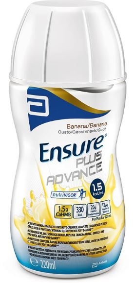 ENSURE PLUS ADVANCE BANANA 4 BOTTIGLIE DA 220 ML - Farmaunclick.it
