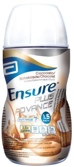 ENSURE PLUS ADVANCE CIOCCOLATO 4 BOTTIGLIE DA 220 ML - Farmaunclick.it