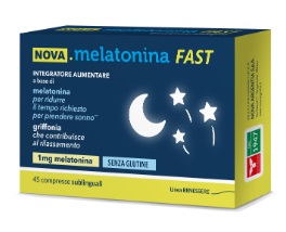 NOVA MELATONINA FAST 45 COMPRESSE 1MG DI MELATONINA - Farmaunclick.it