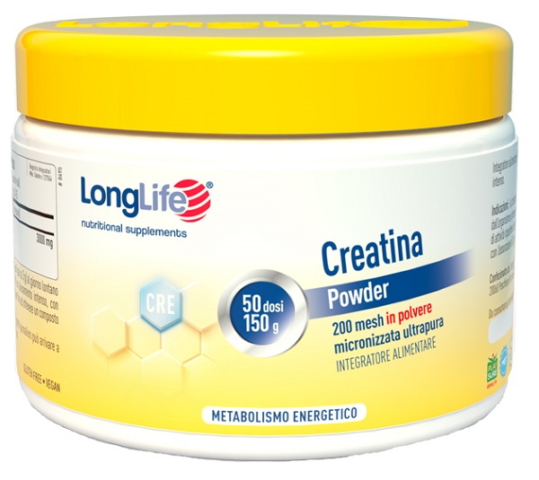 LONGLIFE CREATINA MICRONIZZATA 200 G - Farmaunclick.it