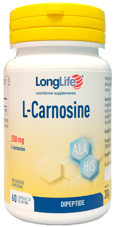 LONGLIFE L-CARNOSINE 60 CAPSULE - Farmaunclick.it