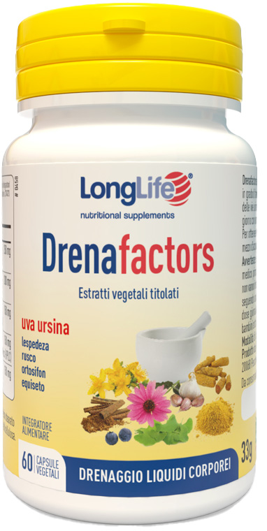 LONGLIFE DRENAFACTORS 60 CAPSULE - Farmaunclick.it