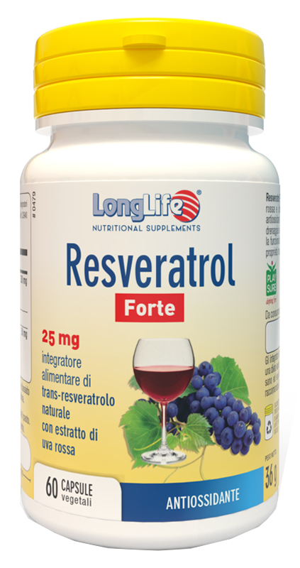 LONGLIFE RESVERATROL FORTE 60 CAPSULE - Farmaunclick.it