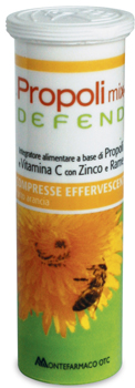 PROPOLI MIX DEFEND 10 COMPRESSE EFFERVESCENTI GUSTO ARANCIA - Farmaunclick.it