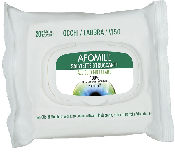 AFOMILL SALVIETTINE STRUCCANTI OLIO MICELLARE - Farmaunclick.it