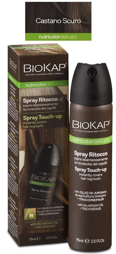 BIOS LINE BIOKAP NUTRIDEL SPRAY RITOCCO CASTANO SCURO 75 ML - Farmaunclick.it