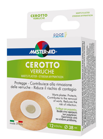 CEROTTO VERRUCHE MASTER-AID FOOTCARE 38 MM 12 PEZZI E3 - Farmaunclick.it