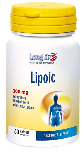 LONGLIFE LIPOIC 60 CAPSULE VEGETALI - Farmaunclick.it