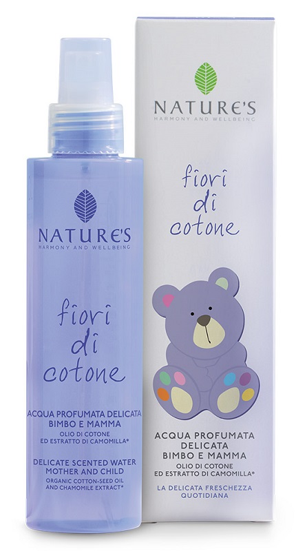 NATURES FIORI DI COTONE ACQUA PROFUMATA DELICATA BIMBO E MAMMA 150 ML - Farmaunclick.it