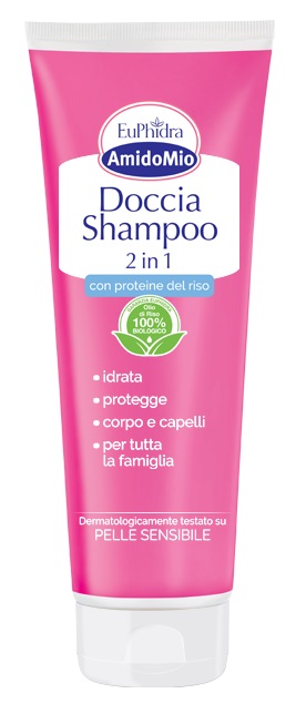 EUPHIDRA AMIDOMIO DOCCIA SHAMPOO 2 IN 1 250 ML - Farmaunclick.it