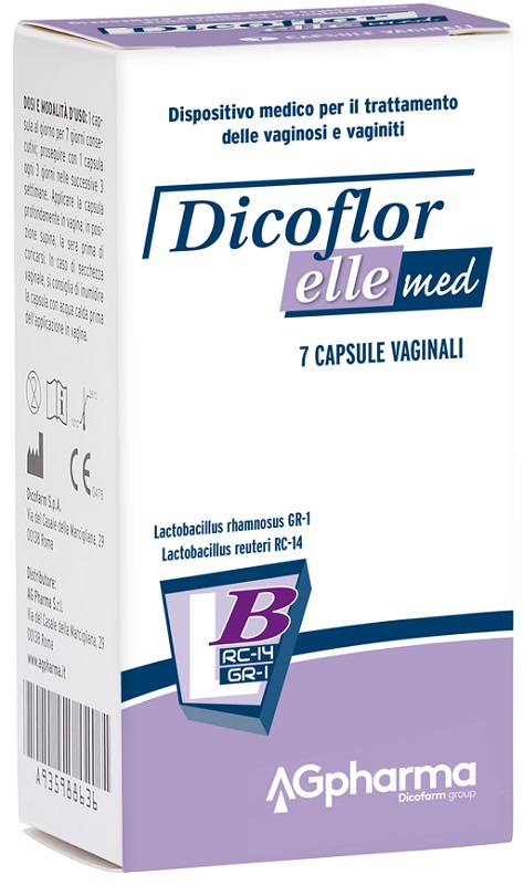 DICOFLOR ELLE MED 7 CAPSULE VAGINALI - Farmaunclick.it
