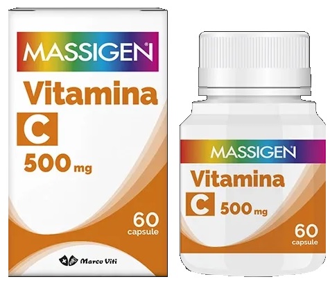 MASSIGEN C VITI 500MG DI VITAMINA C 60 CAPSULE - Farmaunclick.it