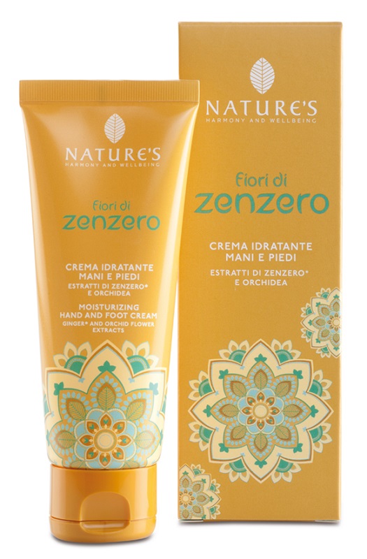NATURES FIORI DI ZENZERO CREMA IDRATANTE MANI E PIEDI 75 ML - Farmaunclick.it