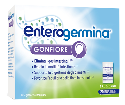 ENTEROGERMINA GONFIORE 20 BUSTINE BIPARTITE - Farmaunclick.it