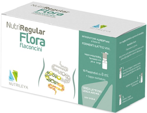 NUTRIREGULAR FLORA 10 FLACONCINI 8 ML - Farmaunclick.it
