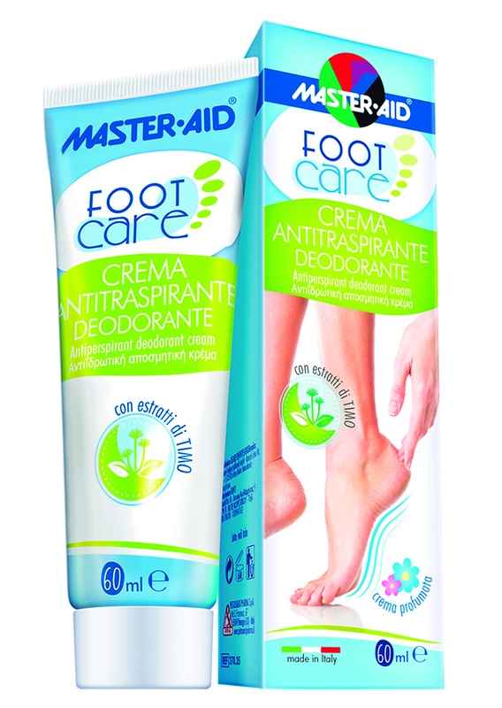 MASTER-AID FOOTCARE CREMA ANTITRASPIRANTE DEODORANTE 60 ML L3 - Farmaunclick.it