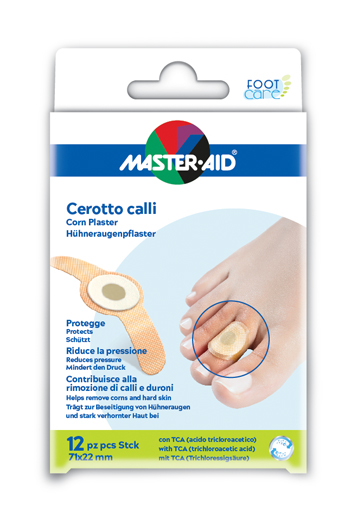 MASTER-AID CEROTTO CALLIFUGO FOOT CARE 71X22 MM 12 PEZZI - Farmaunclick.it