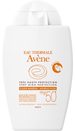 EAU THERMALE AVENE SOLARE FLUIDO MINERALE 50+ 40 ML - Farmaunclick.it