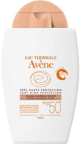 EAU THERMALE AVENE SOLARE FLUIDO MINERALE 50+ COLORATO 40 ML - Farmaunclick.it