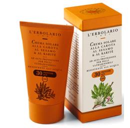 CREMA SOLARE CAROTA/SESAMO/KARITE' SPF30 125 ML - Farmaunclick.it
